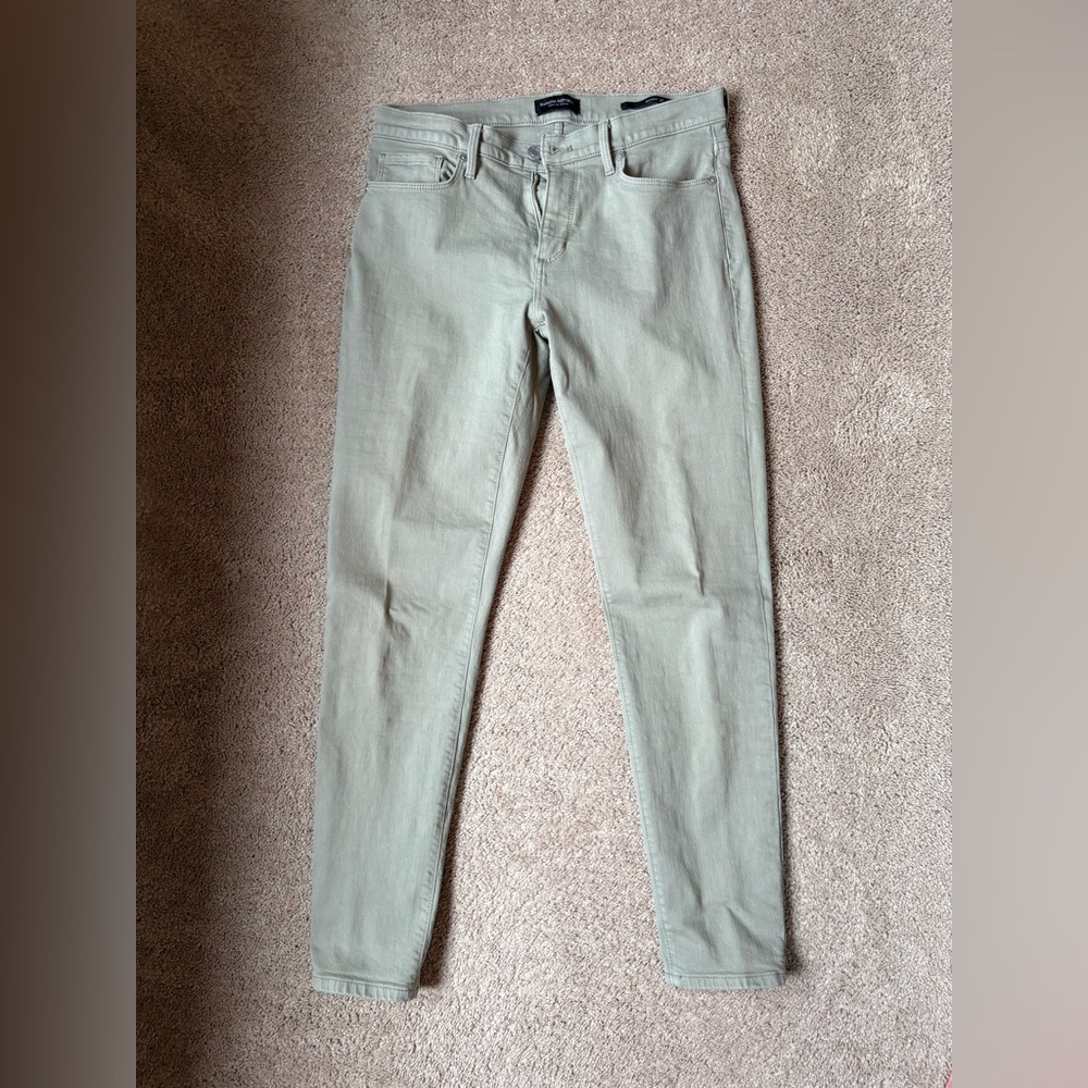 Banana Republic Olive Skinny Jeans